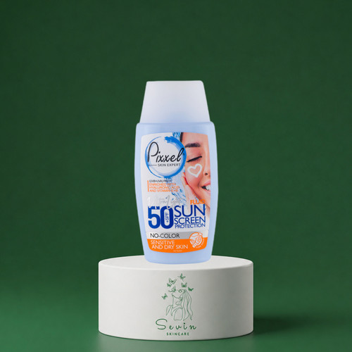 ضد آفتاب پیکسل پوست خشک و حساس 50 میلی لیتر SPF50 بدون رنگ