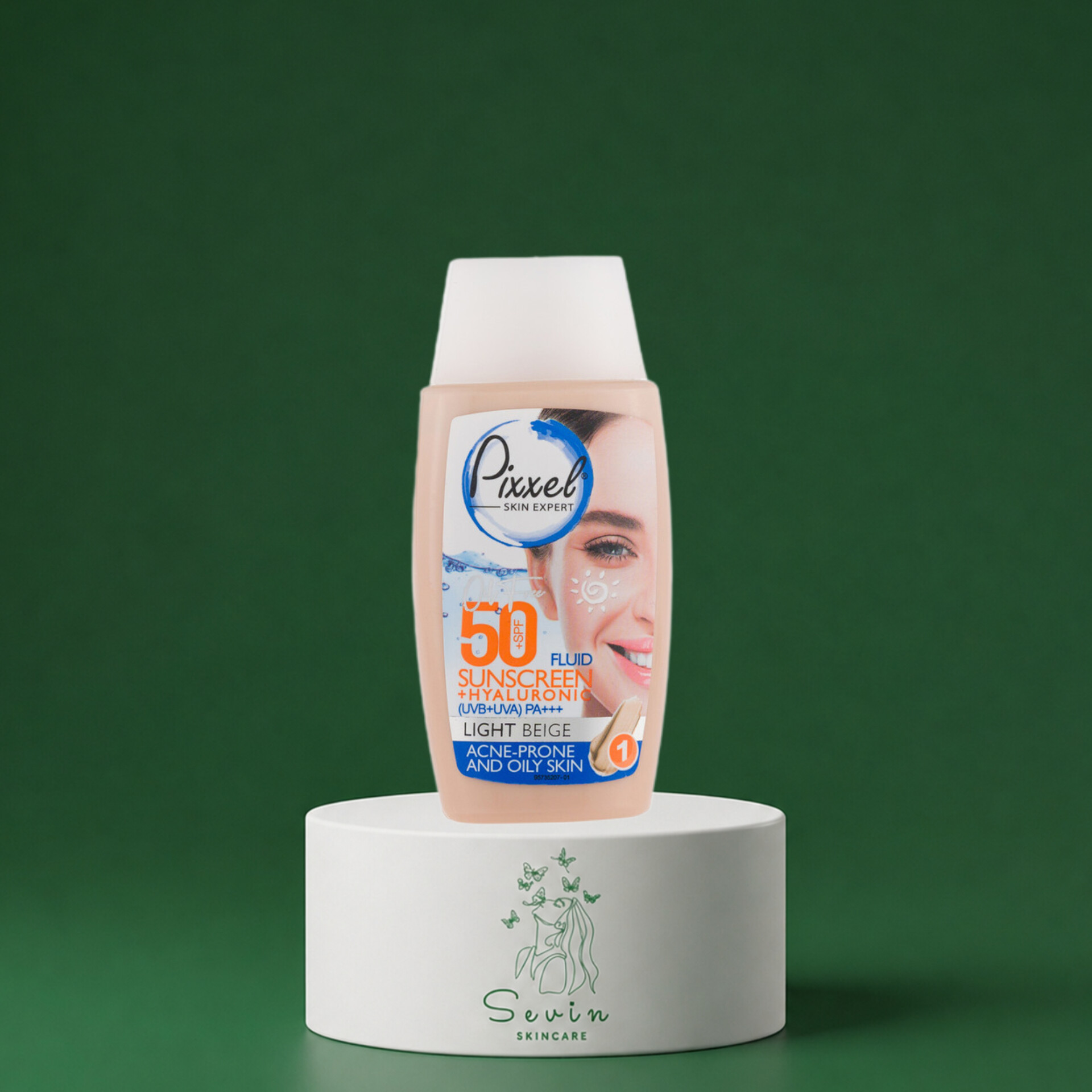 ضد آفتاب رنگی پیکسل با Spf50 مناسب پوست چرب و جوش دار حجم 50 میلی لیتر